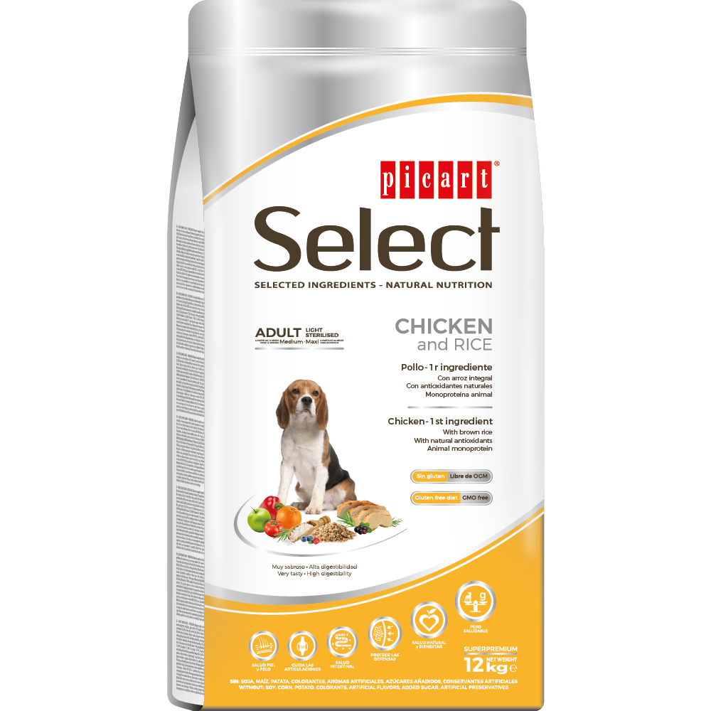 Picart Select ADULT LIGHT-STERILISED Chicken and Rice