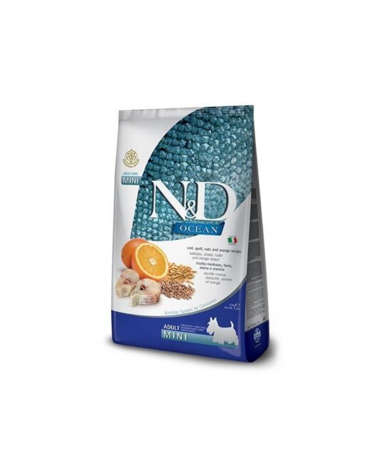 Farmina ND DOG Mini Ocean Low Grain con bacalao y naranja