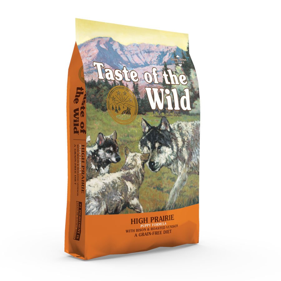 TASTE OF THE WILD PUPPY HIGH PRAIRIE BISONTE Y VENADO PIENSO PARA PERROS 12,2Kg