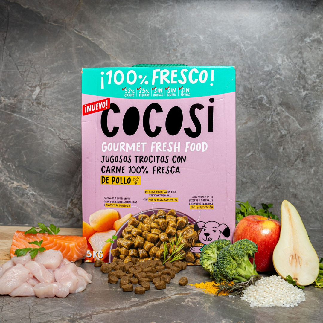 Cocosi Comida Fresca Natural para Perros Sabor Pollo