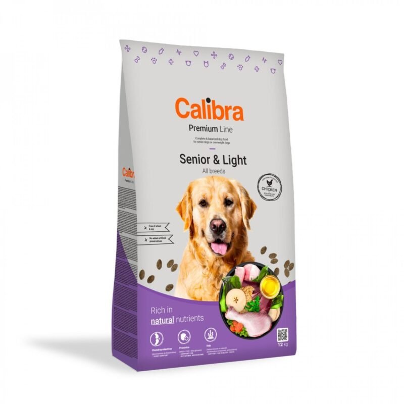 Calibra Dog Premium Line Senior &Amp; Light Pollo para Perros — 12 kg