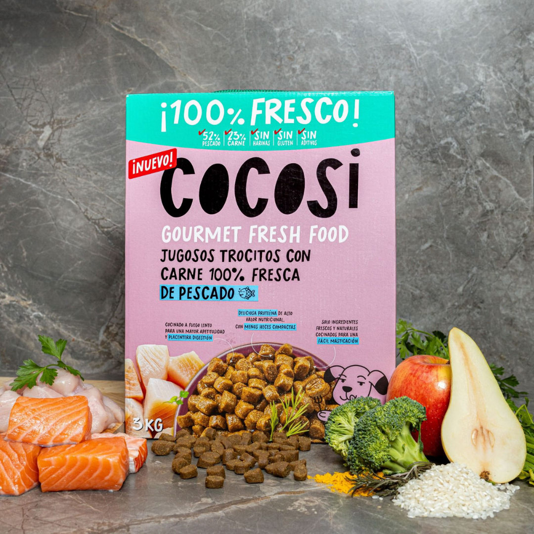 Cocosi Comida Fresca Natural para Perros Sabor Pescado