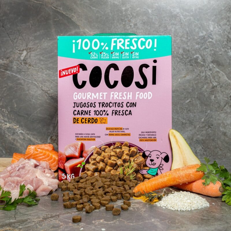 Cocosi Comida Fresca Natural para Perros Sabor Cerdo