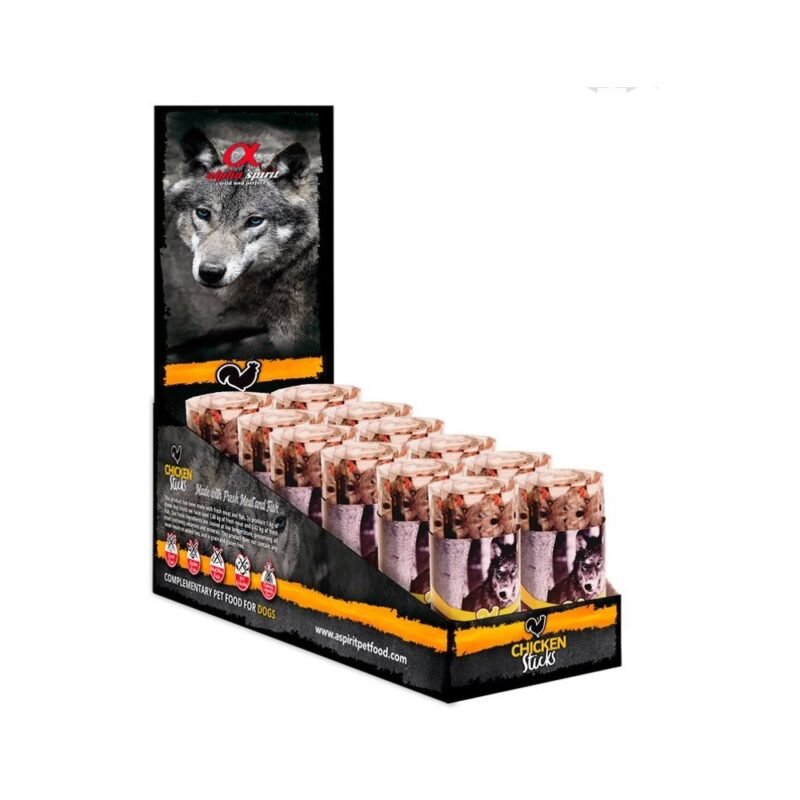 Alpha Spirit Ristra Pollo para Perros