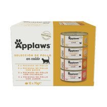 Applaws Lata Gatos Adultos Multipack Pollo 12×70 gr