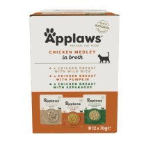 Applaws Sobre Gatos Adultos Caldo Multipack Pollo 12×70 gr