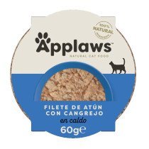 Applaws Tarrina Gatos Adultos Atún y Cangrejo 10×60 gr