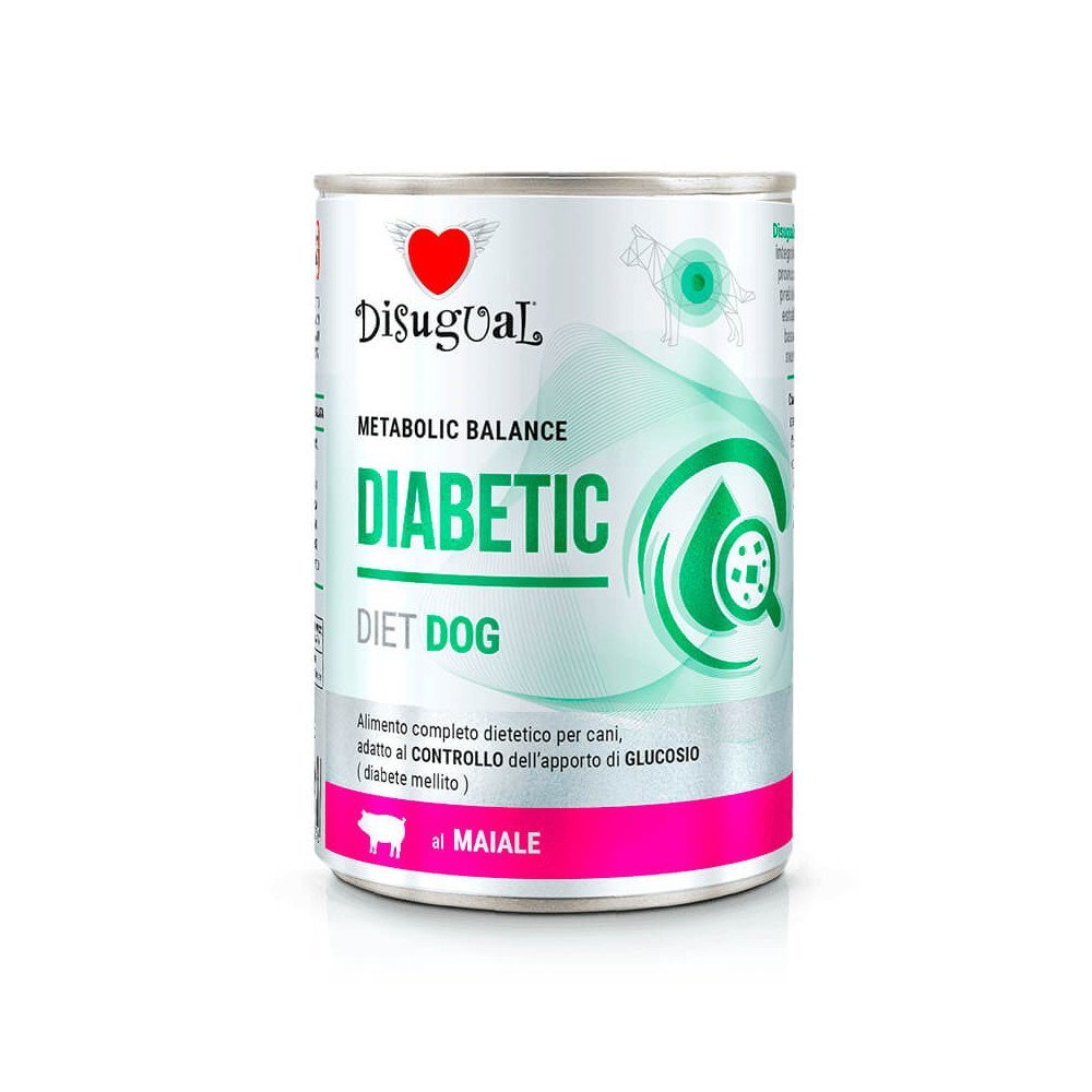 Disugual Diet Diabetic Cerdo Lata para Perros