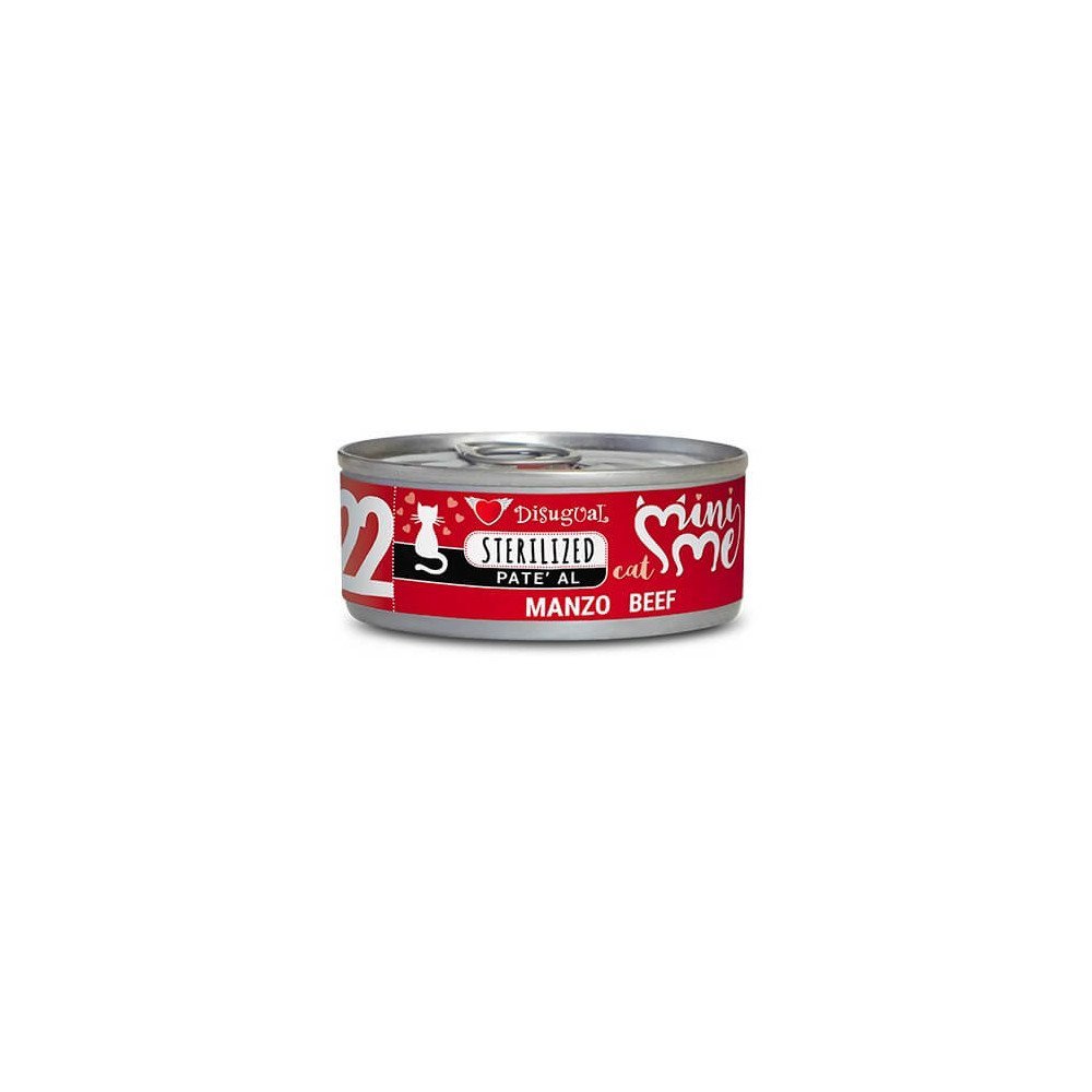 Disugual Mini-Me Sterilized Ternera Latas para Gatos