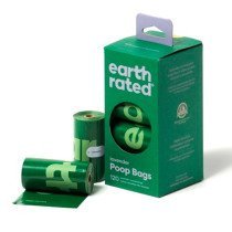Earth Rated Bolsas Biodegradables Lavanda 120 Uds para Perros
