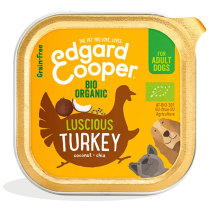 Edgard & Cooper Adult Bio Organic Pavo Tarrina para Perros