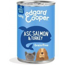 Edgard & Cooper Adult Grain Free Salmón y Pavo Perro Latas