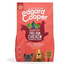 Edgard & Cooper Senior Grain Free Pollo de Granja y Salmón Noruego