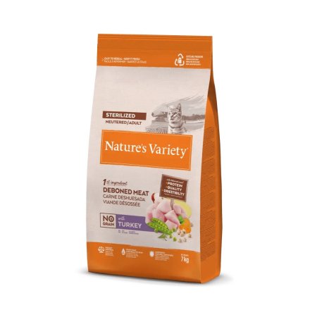 Nature's Variety Sterilized No Grain Pavo Adult para Gatos
