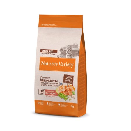 Nature's Variety Sterilized No Grain Salmón Noruego Adult para Gatos