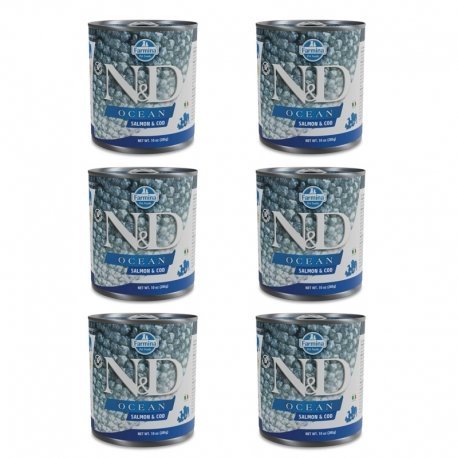 Farmina N&D Ocean Perro Salmón y Bacalao 6 x 285 g
