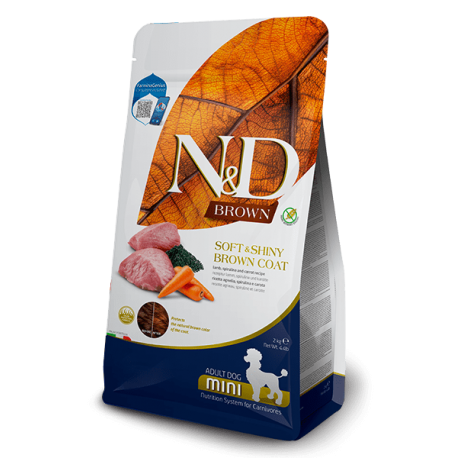 Farmina N&D Brown Perro Cordero y Spirulina Medium/Maxi 7 kg