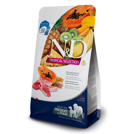 Farmina N&D Tropical Perro Cordero Medium/Maxi 2 kg